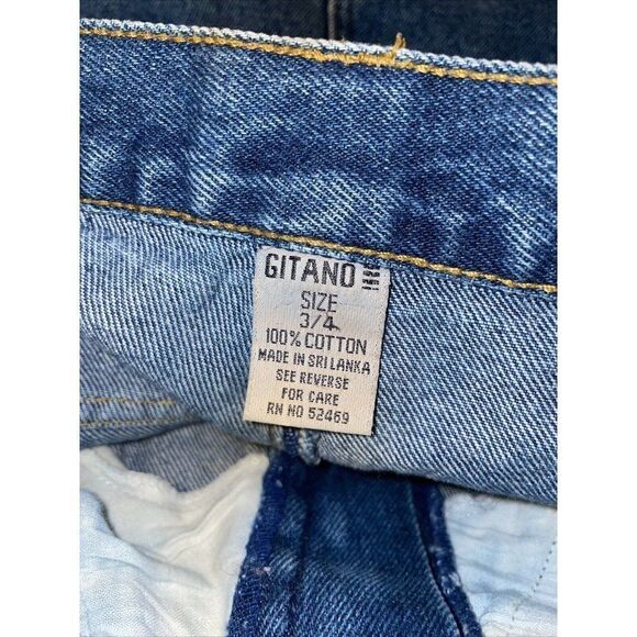 Vintage Y2K Gitano High Waisted Pencil Denim Jean Skirt Women's Sz 3/4 Blue - Picture 3 of 5